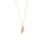 Angel Wing Necklace – Rose Gold Spiritual Jewelry