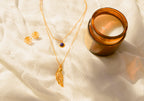 Archangel Michael Angel of Protection Necklace - Lapis Lazuli - 18K Gold