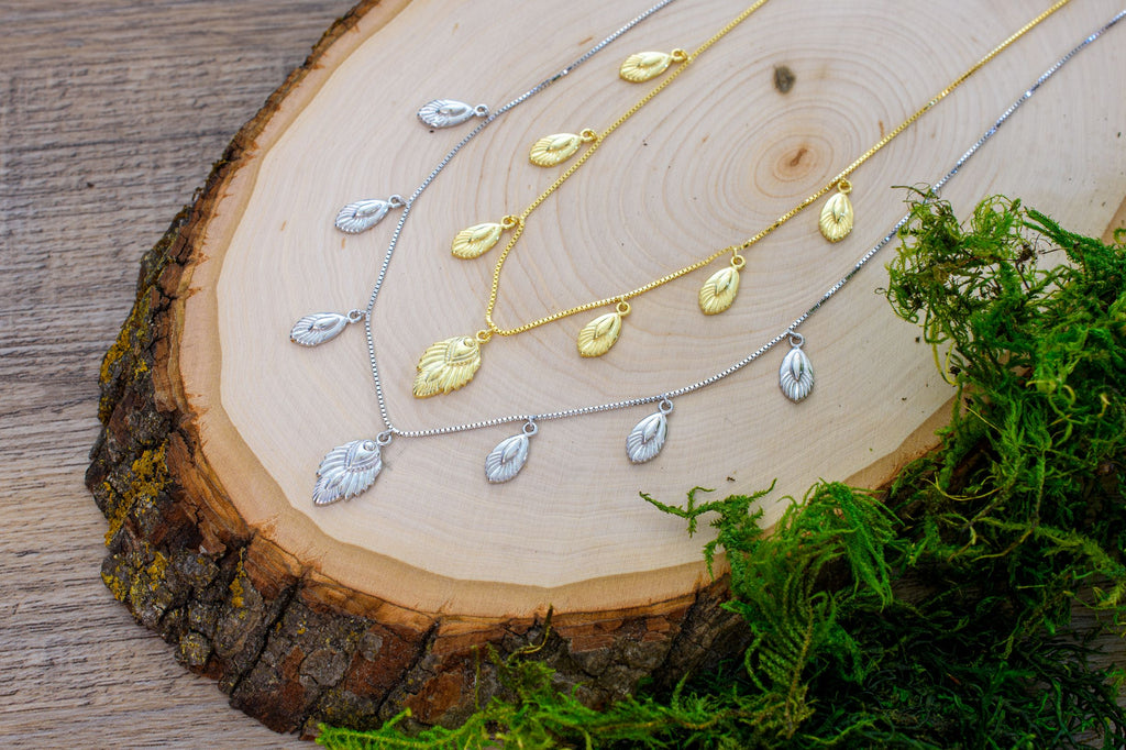 Artemis Slider Choker Necklace - White Rhodium