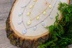Artemis Slider Choker Necklace - White Rhodium
