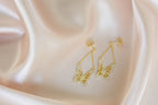 Graceful Spirit Butterfly Earrings – White Rhodium with CZ Diamond Pavé Spiritual Jewelry