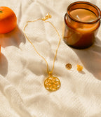 Seed of Life Abundance Necklace - 18K Gold
