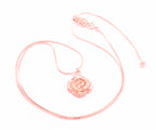 Collar Ajustable Rosa Mística - Oro Rosa - Como lo lució Olivia Culpo