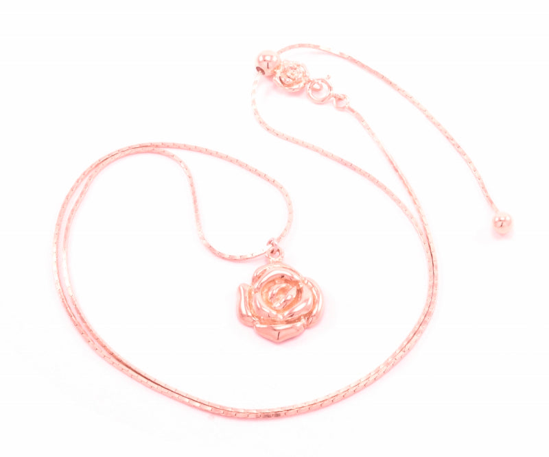 Mystic Rose Adjustable Necklace - Rose Gold - As seen on Olivia Culpo