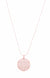 Flower of Life Spiritual Expansion Necklace, Rose Gold Over Sterling Silver, 16"+3"