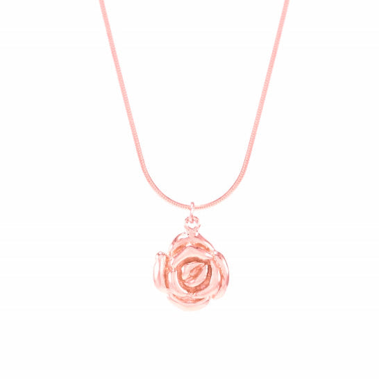 Mystic Rose Adjustable Necklace, Rose Gold