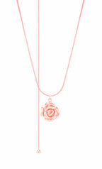 Collar Ajustable Rosa Mística - Oro Rosa - Como lo lució Olivia Culpo
