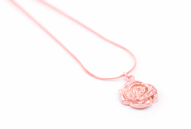 Mystic Rose Adjustable Necklace, Rose Gold