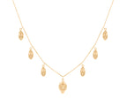Artemis Slider Choker Necklace - 18k Gold