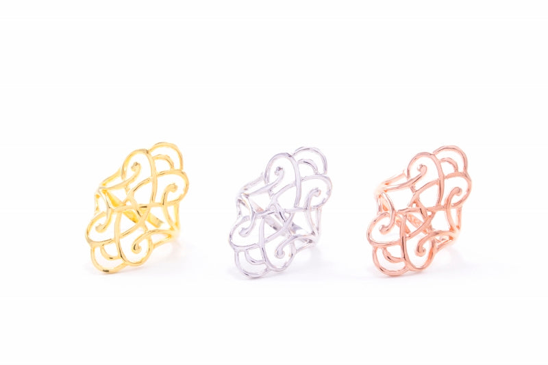 Infinite Love, Adjustable Ring, Rose Gold