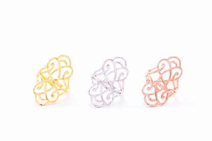 Infinite Love, Adjustable Ring, Rose Gold