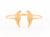Divine Guidance Angel Wing Cuff Rose Gold Vermeil
