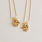 Mysterious Unicorn Necklace Pair