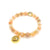 Sacral Chakra Activation Sunstone Bracelet 18k Gold Finish