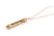 OM MANI PADME HUM 18k Gold, White Topaz Prayer Necklace, *Seen in Harper's Bazaar UK