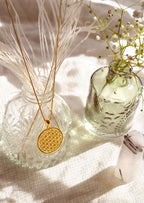 Flower of Life Spiritual Expansion Necklace - 18K Gold