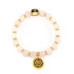 Heart Chakra Activation Bracelet | Madagascar Rose Quartz | As Seen on Maria Menounos