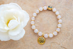 Heart Chakra Activation Bracelet | Madagascar Rose Quartz | As Seen on Maria Menounos