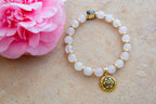Heart Chakra Activation Bracelet | Madagascar Rose Quartz | As Seen on Maria Menounos