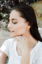 Seed of Life Stud Earrings - 18k Gold