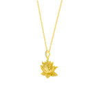 Awakened Lotus Necklace | 18K Gold