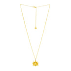 Awakened Lotus Necklace | 18K Gold