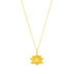Awakened Lotus Necklace | 18K Gold