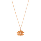 Awakened Lotus Necklace | Rose Gold