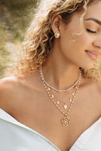 Pure Light Baroque Freshwater Pearl Choker Necklace – 18K Gold Plated