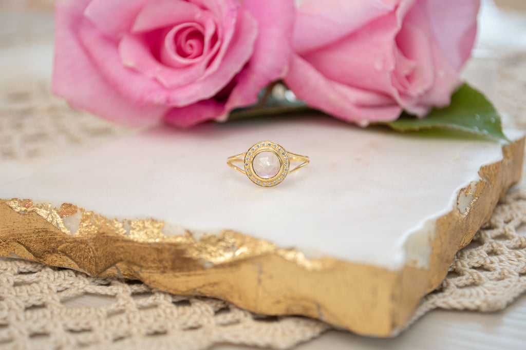 Moonstone Goddess Glow Ring - 18k Gold - Seen in Vanity Fair UK