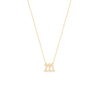 111 Angel Number Manifestation Stud Necklace