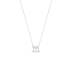 111 Angel Number Manifestation Stud Necklace