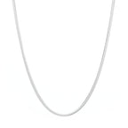 Herringbone Chain Necklace – Rose Gold Over Sterling Silver Minimalist Jewelry