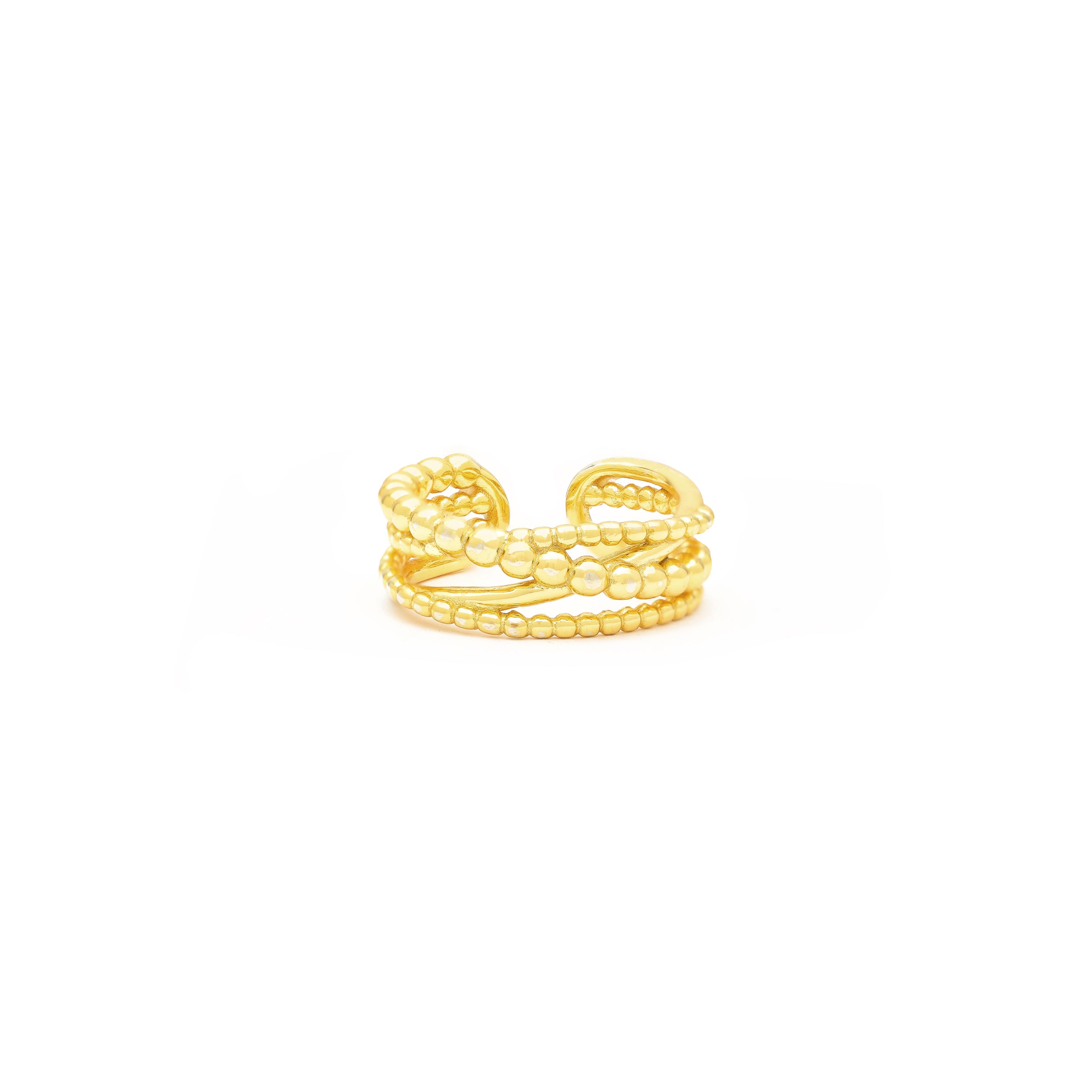 Multi-Layer Beaded Ring – Spiritual & Minimalist Jewelry