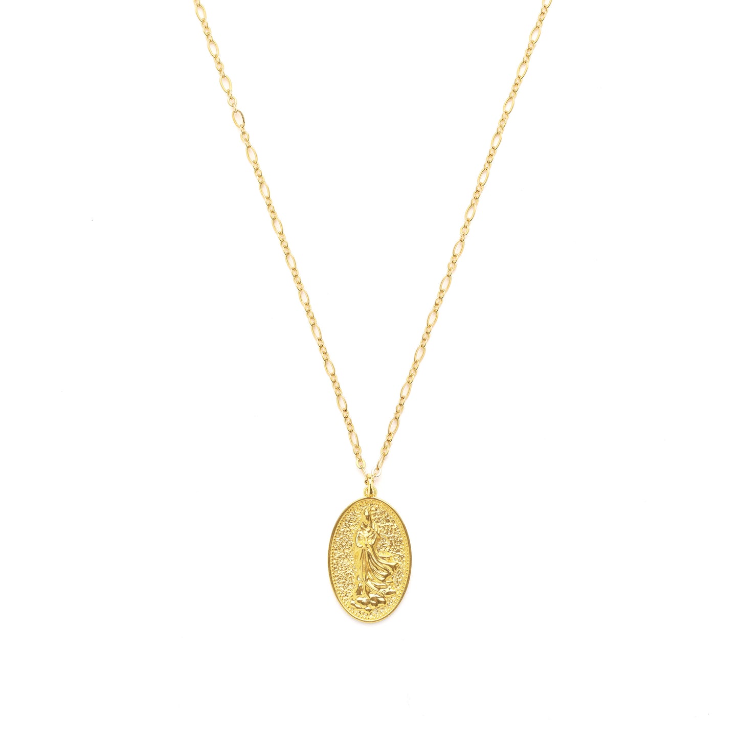 Quan Yin Goddess of Compassion and Mercy Necklace