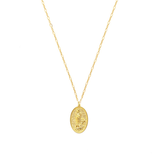 Quan Yin Goddess of Compassion and Mercy Necklace