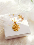 Seed of Life Abundance Jewelry Set – Sacred Geometry Prosperity Collection