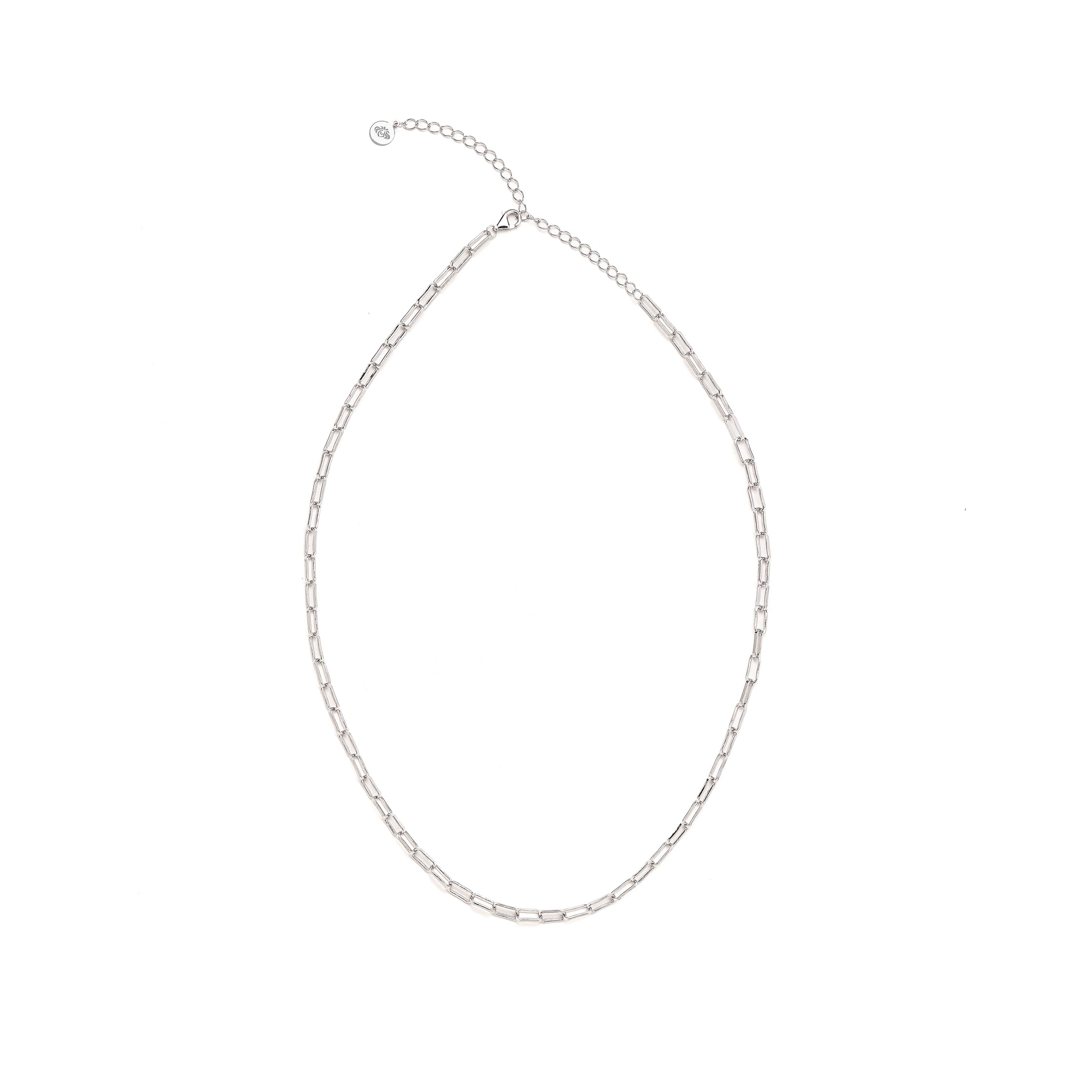Paperclip Chain Necklace – 18K Gold Over Sterling Silver Minimalist Jewelry