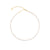 Pure Light Baroque Freshwater Pearl Choker Necklace, 18k Gold Over Sterling Silver