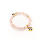 Heart Chakra Activation Bracelet | Madagascar Rose Quartz | As Seen on Maria Menounos