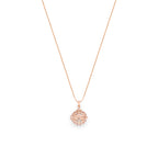 Colgante Redondo de Foliado para Difusor de Aromaterapia - Oro Rosado
