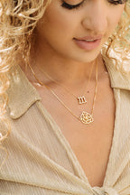 111 Angel Number Manifestation Stud Necklace, White Topaz, White Rhodium