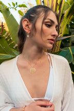 Flower of Life Spiritual Expansion Necklace - 18K Gold